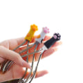 Miniatyrbillede 3 af 3: Sød Død Hud Pincet Hætte Kat Potte Negle Saks Ærme Nipper Beskyttelsesdækning