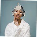 Miniatyrbilde 2 av 8: 2 stk. Filt Dusjhette Filt Badstue Filt Vaporarium Hatt Pustende Ull Badstue Liner Badehette