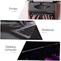 Miniatyrbillede 7 af 8: Notebook Keyboard Stickers 10 stk. Universal Computer Beskytter Multi-sprog Layout Let at Påføre Rengør Tastatur