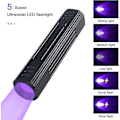 Pikkukuva 4 / 5: Uv365nm Ladattava, Ammattimainen Uv-Taskulamppu Mustalla Suodattimella Led Musta Valo Taskulamppu