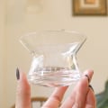Miniatyrbilde 1 av 5: Elegant Rotasjonskopp Kaffebeger Glass Vann 1 stk