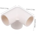 Miniatyrbillede 2 af 8: Vand Fittings Rør Samling Ventil 10 stk. PVC Konnektorer Slange Splitter Afløbsforsyninger til VVS