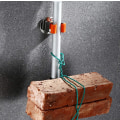 Miniatyrbilde 3 av 5: 2 stk Selvklebende 3m Rustfritt Stål Multifunksjonell Mopp- og Kosterholder For Mopp / Koster /