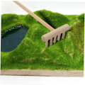 Miniatyrbillede 8 af 8: 6 stk. Mini Haveredskaber Landskabspleje Rive Lille Spade Kraftig Rive