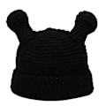 Pikkukuva 1 / 5: Naisten Talvi Käsityökoukuttu Beanie Hat Kiinteä Piirretty Tentacle Cuffed Skull Cap Black
