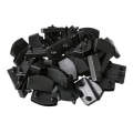 Miniatyrbilde 1 av 4: 50 stk Sengelamell Plast End Caps Holdere 55mm Svart -