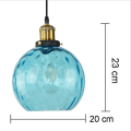 Miniatyrbilde 4 av 5: Vann-glasskule Lysekrone Restaurant Soverom Lampe