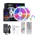 Miniatyrbilde 1 av 5: 65,6 fot 20m Smart RGB LED-lysstripe Bluetooth Musikk Synkronisering Farge