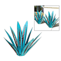 Pikkukuva 1 / 4: Tequila Rustic -metallikoriste Agave-kasvi puutarhaan ja pihalle