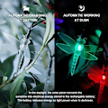 Miniatyrbild 4 av 5: 2-pack Solcells-drivna Sländor Fairy String Lights 5m 20LED Utomhus