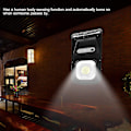Miniatyrbillede 4 af 5: LED Solcellelys Sensor Gadelys Vægl lampe Til Udendørs Havegård Kørsel Udendørs Lys