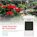 Miniatyrbilde 5 av 5: Drivhus Termometer, Vanntett Min Digital Drivhus Termometer Monitor 0.1c Oppløsning