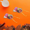 Miniatyrbillede 2 af 3: 100 stk Halloween Organza Gaveposer Party Favor Gaveposer Slikposer
