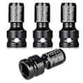 Miniatyrbillede 1 af 5: Kompatibel med 4 stk. Impact Adapter 1/2 Kvadratisk Drev til 1/4 Hex Skaft Sokkel Adapter