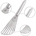 Miniatyrbillede 2 af 4: Fisk Spatel Rustfrit Stål Spalte Køkken Spatel Fisk Kød Steak Turner Til At Vende
