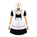Miniatyrbild 2 av 5: Anime Fancy Costume Kvinnor Fransk Förkläde Kläder Set Sailor Jk Kläder 2XL