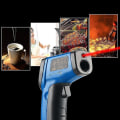 Miniatyrbillede 5 af 5: Berøringsfri LCD Laser Infrarød Digital Termometer Sensor