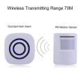 Miniatyrbillede 1 af 5: Trådløs Digital Dørklokke PIR Sensor Infrarød Alarmklokke
