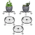 Miniatyrbillede 1 af 5: Plante Stativer, [3 stk] 9 Tommer Moderne Hjerteformet Plantepot Holder