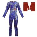 Miniatyrbilde 2 av 5: Descendants 3 Evie Kostyme Sett for Jenter - Fancy Up Jumpsuit, Hansker og Antrekk 6-7 Years