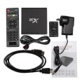 Miniatyrbild 5 av 5: X96 S905x Quad Core 1 GB + 8 GB TV-box, Toppmonterad, Svart