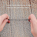 Miniatyrbillede 5 af 5: 100 Yards Rund Nylon Perletråd Snøre 1mm - Sort
