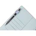 Miniatyrbillede 3 af 5: A6 PU Læder Notesbog 6 Runde Ringbind Cover, Til A6 Fyldpapir (Indre Papir Medfølger Ikke) Med Magnetisk Spænde Lukning Budgetbind, Lilla