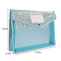Miniatyrbillede 2 af 5: A4 Pp Vandtæt Transparent Dokument Opbevaring Organizer Pouch
