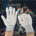 Miniatyrbild 8 av 8: Skyddshandske för Bygg Auto Reparation 10 Par Tunna Handskar Bekväma Andningsbara Slumpmässig Färg