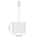 Pikkukuva 4 / 5: Type-C - 4K HDMI USB 3.0 Latauskeskussovitin USB-C
