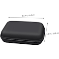 Miniatyrbild 8 av 8: Eva Digital Produktförvaringsväska Robust USB-kabelorganisatör Mobil Diskfodral Svart 14x10x4cm 2st/förpackning