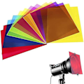 Miniatyrbillede 1 af 2: 14pk Farvede Overlays Gennemsigtighed Lysfilterark