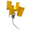 Miniatyrbillede 1 af 4: Mini Lodret Vindmølle Generator, Vindmølle Kit, Undervisningsmodel