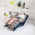 Miniatyrbillede 2 af 3: Foldbar Oppustelig Recliner med Armlæn - (Ingen Luftpumpe) (Khaki)