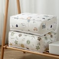 Miniatyrbilde 2 av 5: Støvtett oppbevaringspose for hjemmet, Ipper-design, multifunksjonell dynebeholder med 57x 40x 22cm C 3pcs