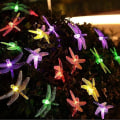 Pikkukuva 3 / 4: Ulkoilma Solar String Light Dragonfly 6.5m 30leds Lämmin Valkoinen