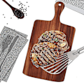 Miniatyrbillede 3 af 4: Fisk Spatel Rustfrit Stål Spalte Køkken Spatel Fisk Kød Steak Turner Til At Vende