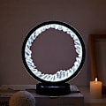 Miniatyrbild 5 av 5: 1 st Led Laddningsbar Sänglampa Naturlig Kvarts Ametistkluster Nattlampa Sovrumsskrivbordsrund C D