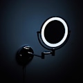 Miniatyrbillede 2 af 4: Makeup Spejle LED Væghængt Udtrækkelig Foldbar Badeværelsesspejle