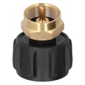 Miniatyrbillede 2 af 4: Gasregulator Fyldningsadapter (sort guld) (1 stk)