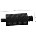 Miniatyrbillede 3 af 8: Bred Anvendelse Tripod Mount Adapter Skrue til DSLR Mikrofon Kamerastativer