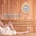 Miniatyrbillede 2 af 4: Sauna Hygrothermograph Træ Thermo-hygrometer Dampbad