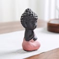 Miniatyrbilde 5 av 5: Keramisk Buddha-statue Meditasjonsfigur, For Te-brett Kjæledyr