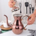 Miniatyrbillede 3 af 5: 0,7l Smal Rustfri Tekande Langtudet Kande