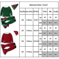 Miniatyrbild 5 av 5: Jultomten Kläder Barn Flickor Ärm Toppar Flared Bottoms Set Juldräkt 5-6 Years Red