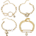 Miniatyrbillede 2 af 5: Retro Perle Armbånd Kvinder Koreansk Kvinder Blomst Armbånd Charm Mode Par
