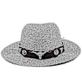 Miniatyrbillede 1 af 4: Klassisk Panamahat Sommer Solhatte Til Kvinder Mænd Strand Halmhat Light bean paste