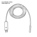 Pikkukuva 2 / 5: 2-in-1 LED-lamppu 5,5 mm linssillä USB-endoskooppi kuvien ottamiseen