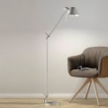 Miniatyrbillede 1 af 5: Gulvlampe Stående Justerbar Arkitekt Svingarm Metal Base
