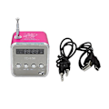 Miniatyrbilde 1 av 5: Multifunksjons Oppgradering Nødradio Fm Am Håndsveiv Lommelykt Solcelle Lommelykt Usb Oppladbar Powerk Værrradio pink